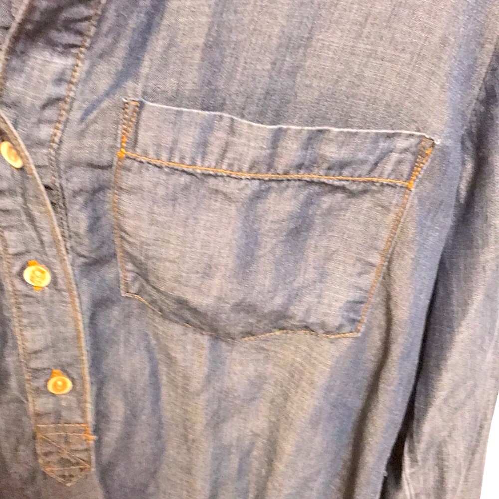 Side Stitch Regular Button Front Tunic - image 3